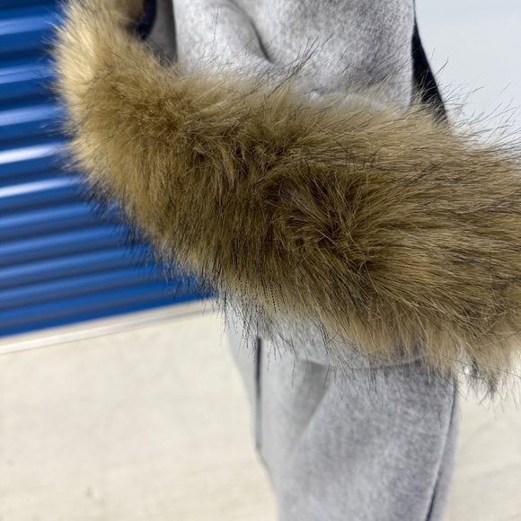 NWT J.Crew Nello Gori Italian Stadium Cloth Parka w/ Faux Fur Hood - Size 2 - Picture 6 of 11